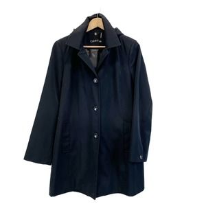 Calvin Klein Black Women's Rain Coat PL